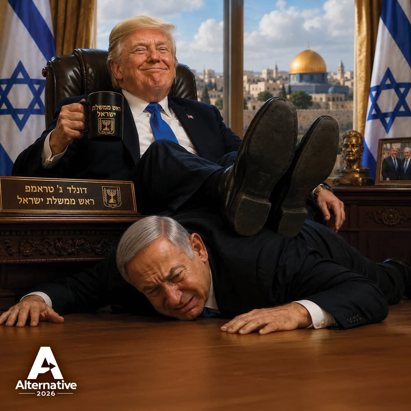 טראמפ ראש הממשלה בפועל